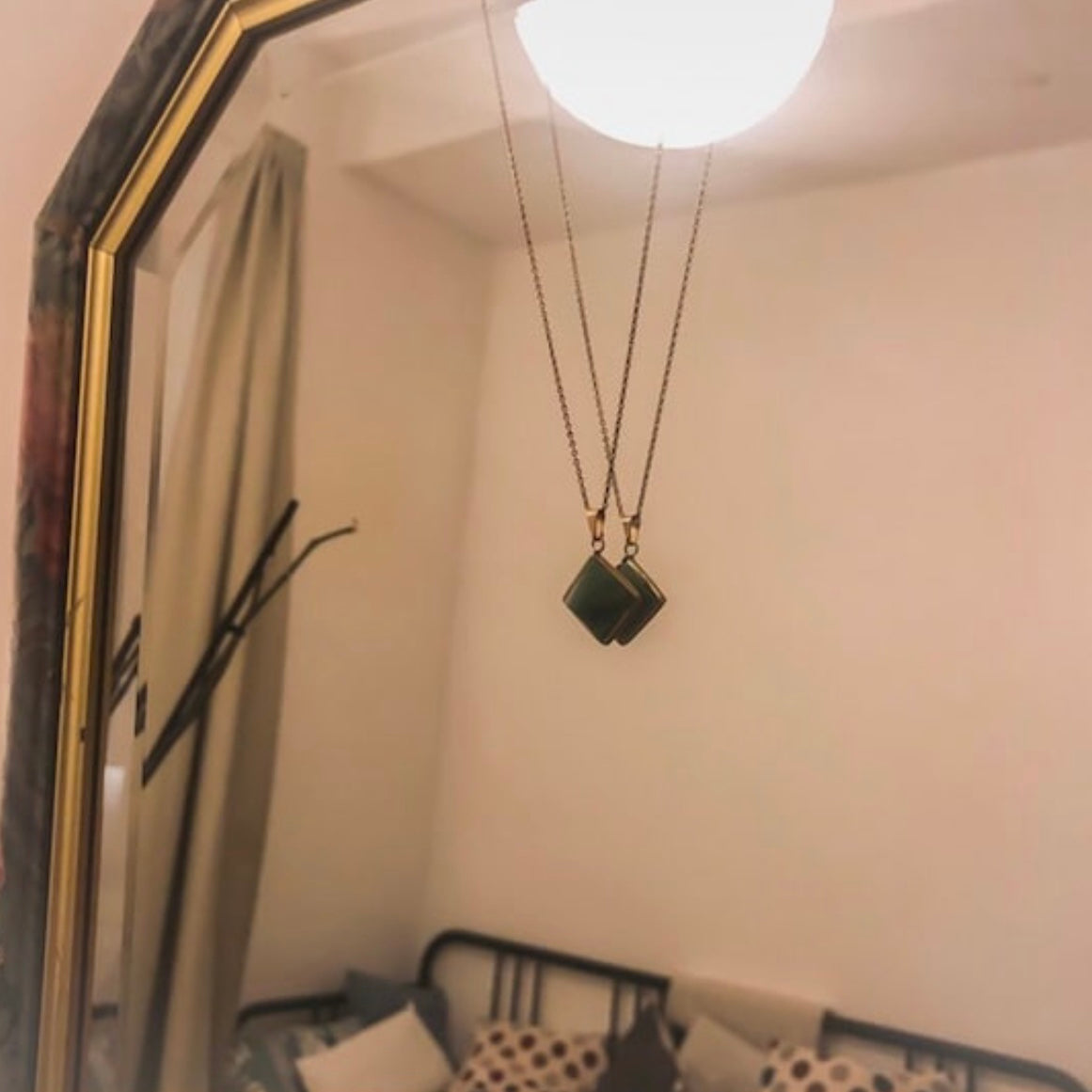 Aventurine pendant - pyramid