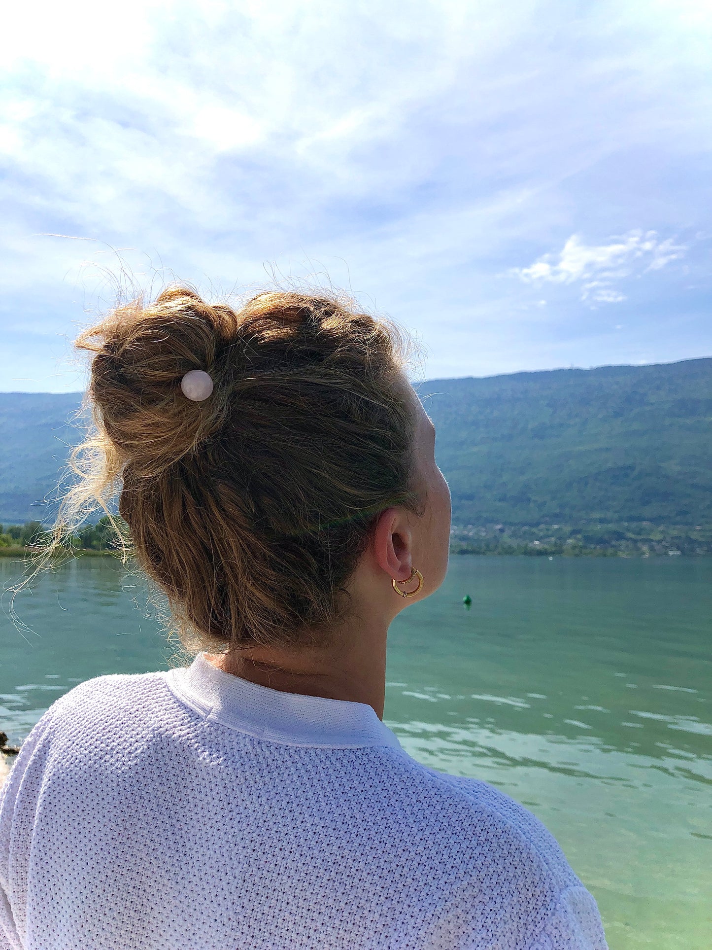 Spirales à cheveux en pierre naturelle, coiffure et lithothérapie
