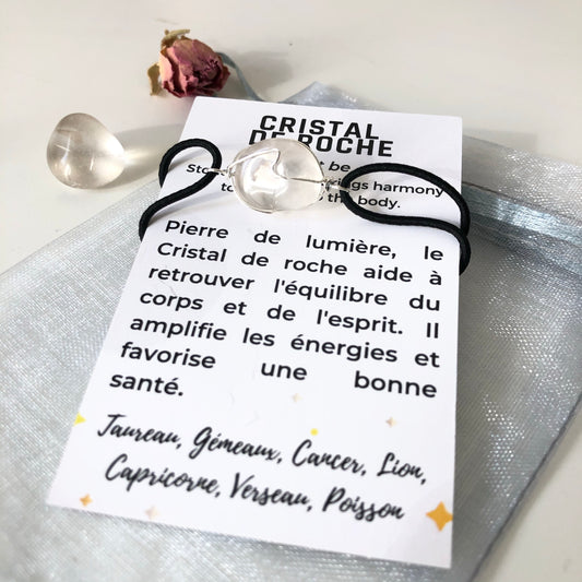 Rock Crystal Bracelet - balance and energy
