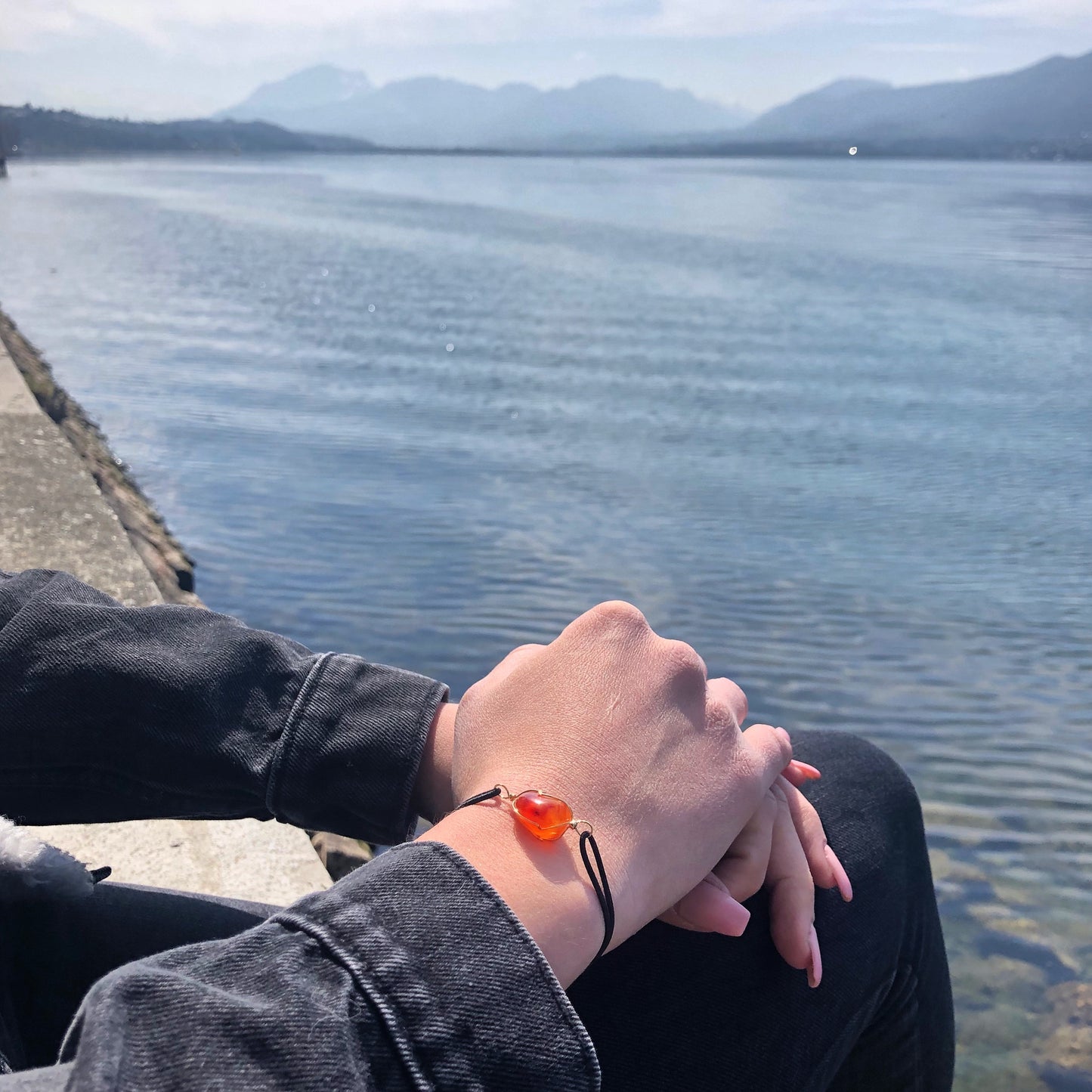 Bracelet Cornaline - libération et positivité