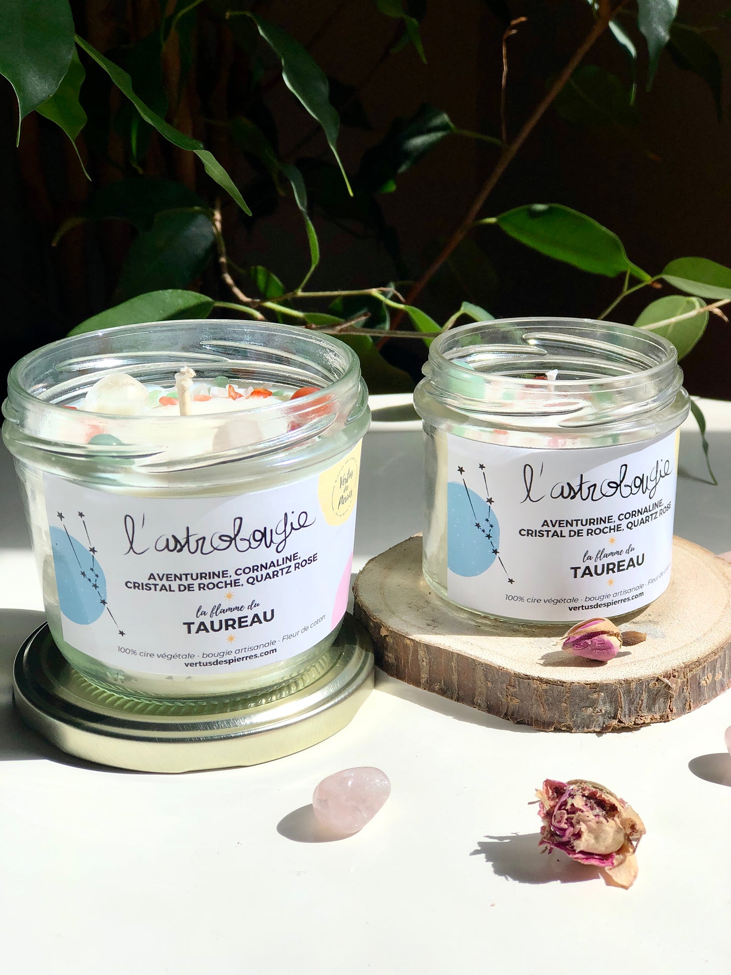 Handmade scented candle - AstroBougie sign of Taurus