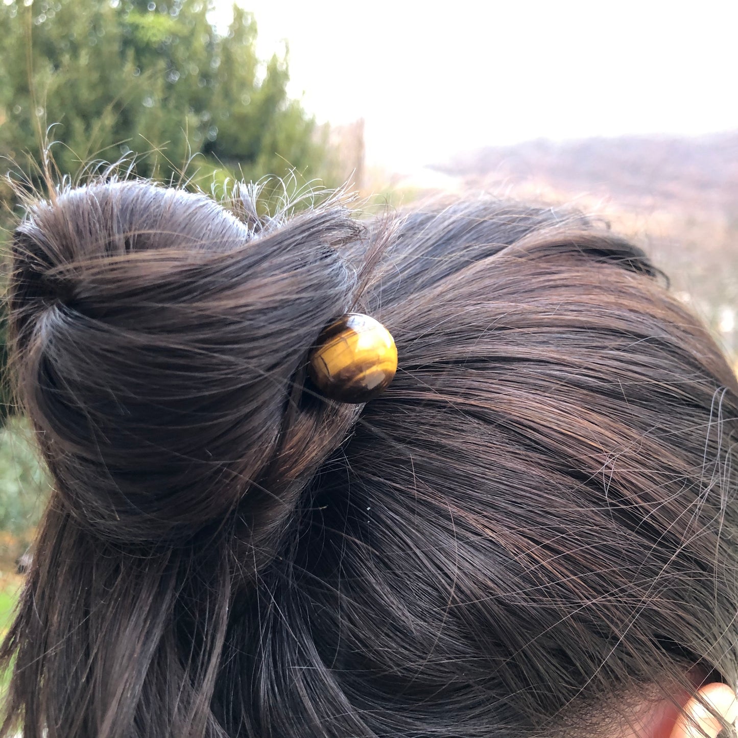 Spirales à cheveux en pierre naturelle, coiffure et lithothérapie