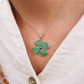Pendentif Aventurine - trèfle
