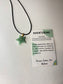 Aventurine pendant - star • gold