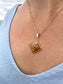 Pendentif Citrine - pyramide