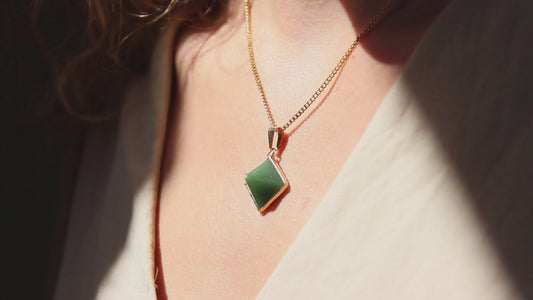 Pendentif Aventurine - pyramide