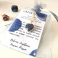 Pendentif Lapis Lazuli - coeur • doré